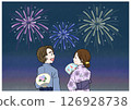 Fireworks as a couple 126928738