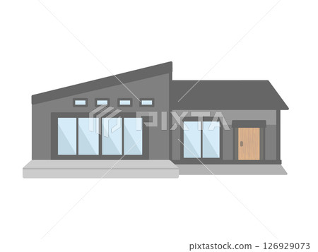 單層房屋建築插圖 126929073