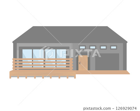 單層房屋建築插圖 126929074