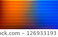 Texture featuring vibrant gradient shades with bright, smooth, fluted vertical lines. Bold and dynamic futuristic neon design seamlessly blending smooth tones and radiant colors, visual art project. 126933193