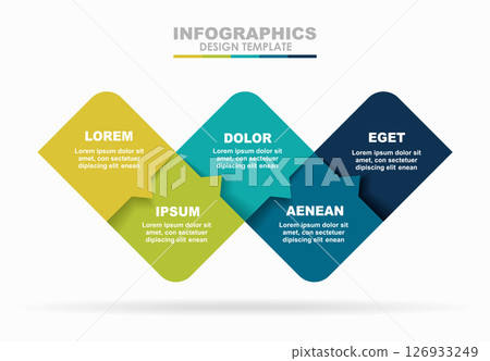 Infographic design template with place for your data. Vector illustration. 126933249
