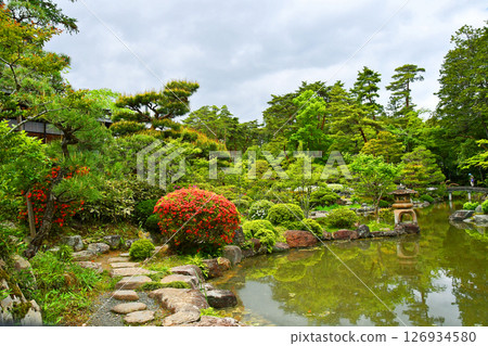 仙台、樹之城、北山、輪王寺、日本庭園、三重塔、杜鵑花 仙台、樹之城、北山、輪王寺、日本庭園、三重塔、杜鵑花 126934580