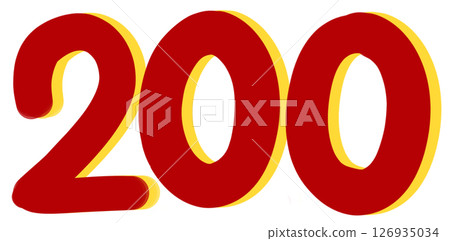 200 text number celebrates elements 200 text number celebrates elements 126935034