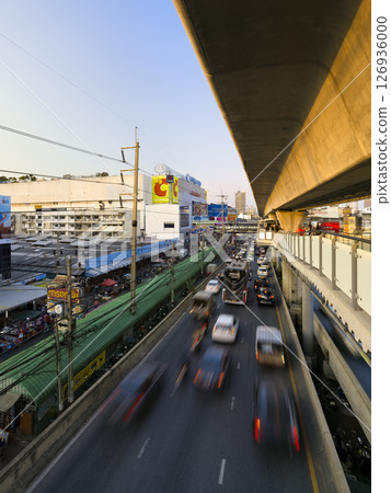 Streets around BTS Samrong Station, Muang Samut Prakan, Thailand 126936000