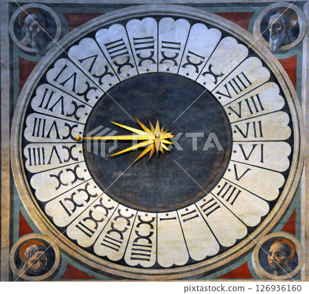義大利佛羅倫斯大教堂的保羅·烏切洛的鐘 126936160