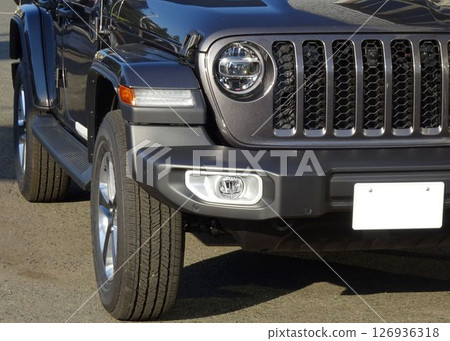 Imported car image: Jeep Wrangler front mask 126936318