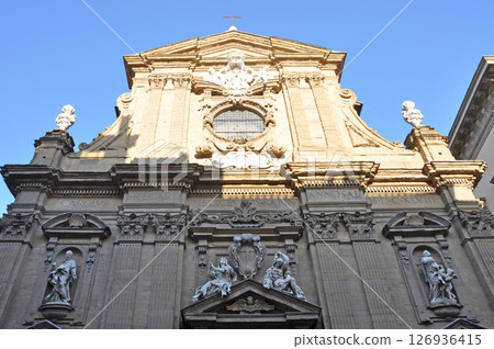 Facade of the Church of San Gaetano, Florence, Italy 126936415