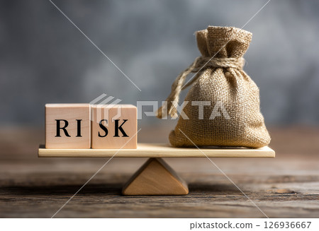 A visual metaphor for investment risk and financial stability 126936667
