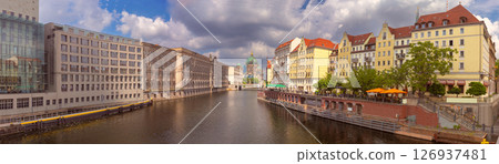 Berlin Cathedral and Spree River in Berlin Germany Berlin Cathedral and Spree River in Berlin Germany 126937481