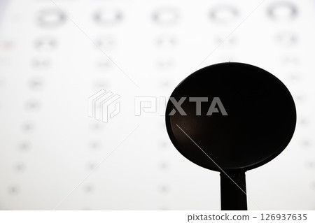 Eyesight test Eye shield Eyesight test Eye shield 126937635
