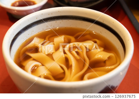 Kishimen noodles 126937675