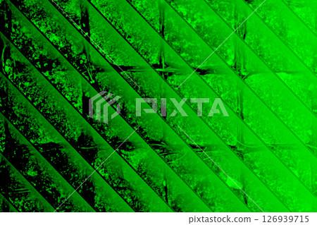 Light gradient green stone brick shiny wall for background  126939715