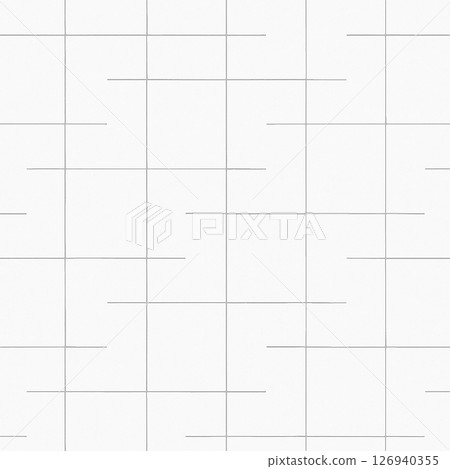 Minimalistic light gray grid line pattern background 126940355
