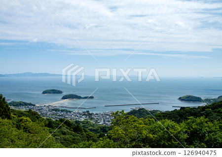 東羽津海岸的連島灘塗和東羽津港（愛知縣西尾市東羽津町） 126940475