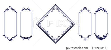 antique frame material 126940519