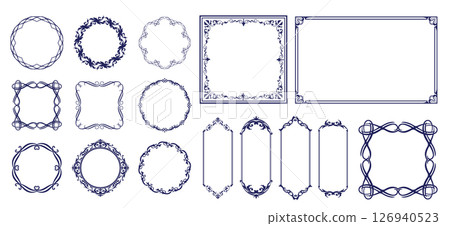 antique frame material 126940523