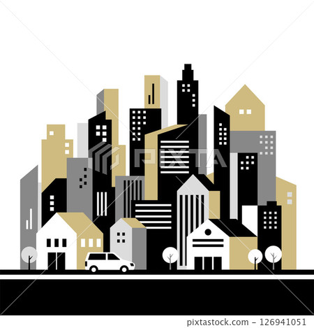 完全現代化的城市景觀、獲得許可的多用途建築、全面的日本樹木、方向設計以及相容的城市設計項目的使用。 完全現代化的城市景觀、獲得許可的多用途建築、全面的日本樹木、方向設計以及相容的城市設計項目的使用。 126941051