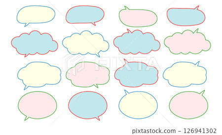 簡單可愛的柔和色氣泡集 簡單可愛的柔和色氣泡集 126941302