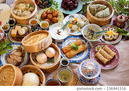 Image of dim sum or dim sum 126941316