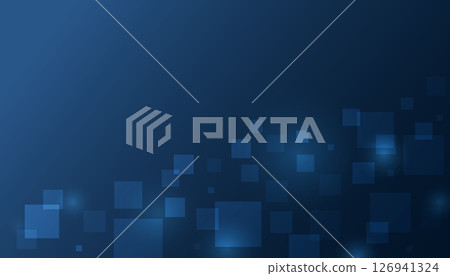 Abstract futuristic blue background with square shapes and flow lights. Vector illustration Abstract futuristic blue background with square shapes and flow lights. Vector illustration 126941324