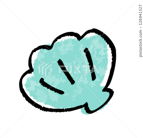 Watercolor style cute shell hand-drawn illustration material 126941327