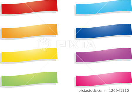 Colorful sticky note style shaded frame 2 Colorful sticky note style shaded frame 2 126941510