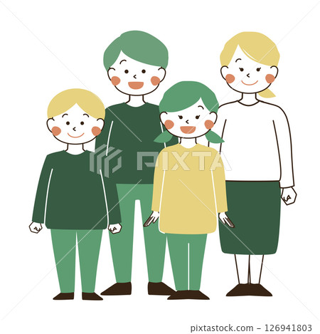 人物全身像_家庭 人物全身像_家庭 126941803