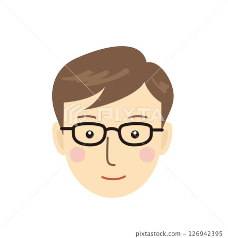 Family Father Simple Illustration Family Father Simple Illustration 126942395