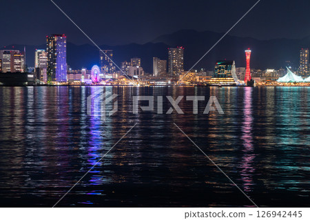 <兵庫縣>從港島眺望神戶夜景～美利堅公園 126942445