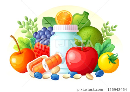 Health benefits fruit food supplements additives 126942464