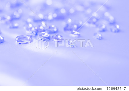 A photo of elegant and fantastic purple stones lined up A photo of elegant and fantastic purple stones lined up 126942547