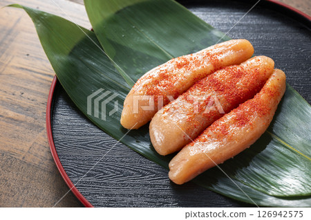 Mentaiko Shiitake 126942575