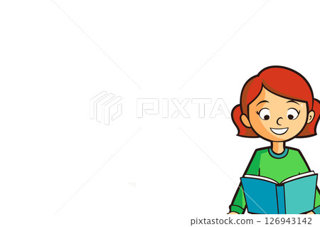 Children study, read a textbook.School education. 126943142