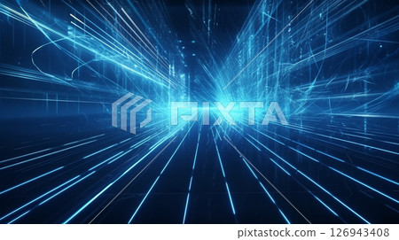 代表網路空間的摘要背景 126943408