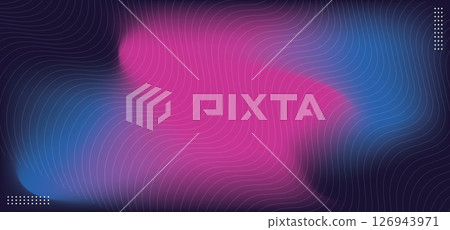 Modern Blue and Pink Fluid Waves Abstract Background. Vector Illustration. Modern Blue and Pink Fluid Waves Abstract Background. Vector Illustration. 126943971