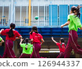 BANGKOK, THAILAND - January 15,2018  Elementary school girls in Sports match At the school's annual sporting event. 126944337