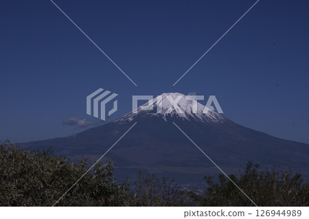 從長尾山口眺望富士山 從長尾山口眺望富士山 126944989