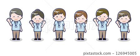 Various people set_smile_caregiver 126945005