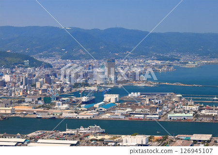 【香川縣】從八島丸展望台（日本觀光地百選）眺望高松市 126945107