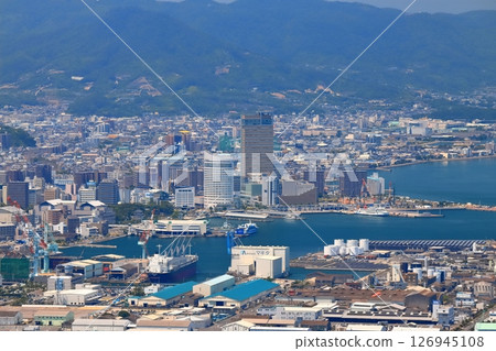 【香川縣】從八島丸展望台（日本觀光地百選）眺望高松市 126945108