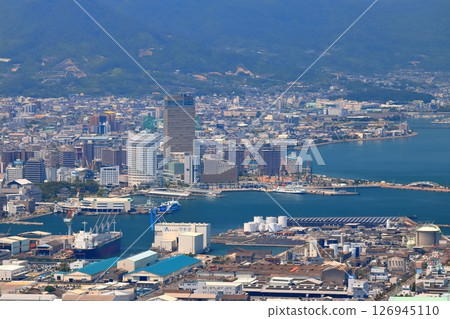 【香川縣】從八島丸展望台(日本觀光地百選)眺望高松市 【香川縣】從八島丸展望台(日本觀光地百選)眺望高松市 126945110