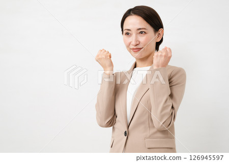 Young woman in a business suit Business image Young woman in a business suit Business image 126945597