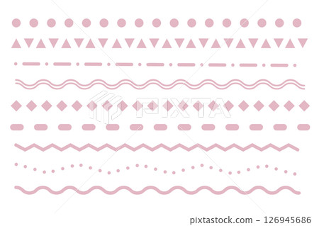 Line Set-1-Pink Line Set-1-Pink 126945686