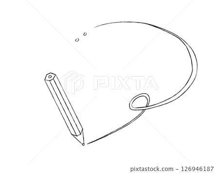 鉛筆畫插圖(線條畫) 鉛筆畫插圖(線條畫) 126946187
