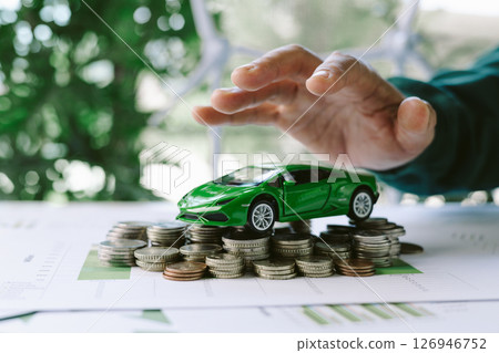 ESG strategies are driving business growth, boosting revenue and financial success by aligning economic goals with sustainable finance. growth, revenue, finance, economic, financial. green car ESG strategies are driving business growth, boosting revenue and financial success by aligning economic goals with sustainable finance. growth, revenue, finance, economic, financial. green car 126946752