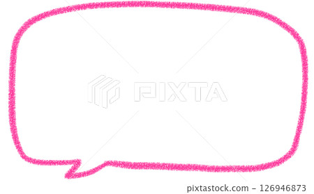 Handwritten simple square speech bubble Handwritten simple square speech bubble 126946873
