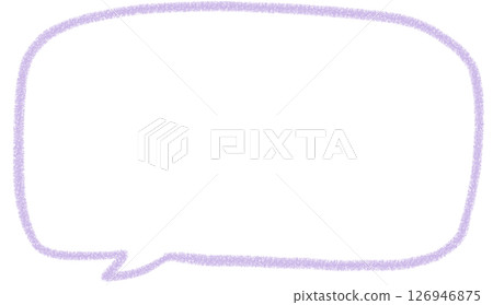 手寫簡單方形氣泡 126946875