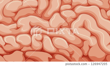 Abstract Brain Texture Illustration 126947205