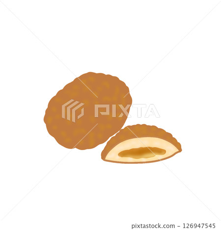 Simple curry bread bread food 126947545