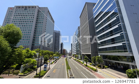 Scenery around the north exit of JR Shin-Osaka Station Scenery around the north exit of JR Shin-Osaka Station 126947781